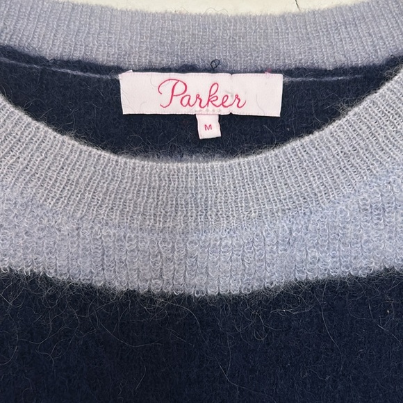 Parker wool blend stripe sweater - Picture 2 of 2
